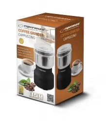 Elektryczny młynek do kawy Esperanza CAPPUCCINO 100W - czarny