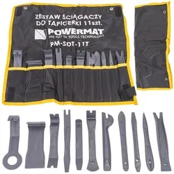 Ściągacze do tapicerki komplet chwytaków Powermat PM-SDT-11T zestaw 11 elementów