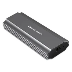 Obudowa kieszeń NV2271 na dysk M.2 SSD SATA NVME Qoltec USB-C