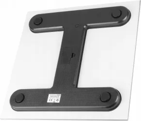 Elektroniczna waga  łazienkowa LTC z termometrem do 180 kg biała
