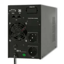 Zasilacz awaryjny UPS Qoltec On-line Pure Sine Wave 1kVA 800W CZYSTY SINUS LCD USB RJ45 + program