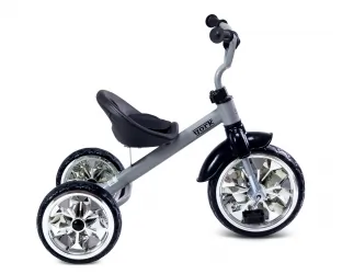 Rowerek trójkołowy dziecięcy Caretero Toyz York z pedałami - szary