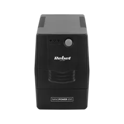 Zasilacz awaryjny komputerowy UPS REBEL Nanopower 650 offline 650VA 360W