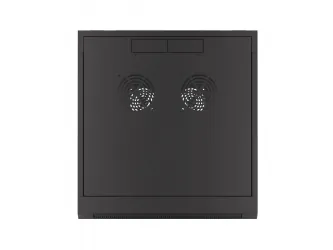 Szafa instalacyjna RACK wisząca 19'' 15U 570x600 drzwi szklane Lanberg - czarna