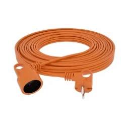 Przedłużacz ogrodowy budowlany ACAR 2x1 250V/10A 10 m pomarańczowy
