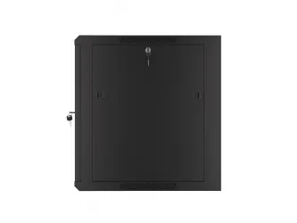 Szafa instalacyjna RACK wisząca 19'' 12U 570x600 drzwi szklane Lanberg  - czarna