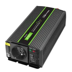 Przetwornica napięcia Qoltec Monolith 24V/230V 600W/1200W USB Czysty Sinus