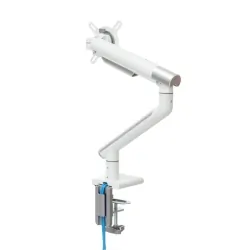 Uchwyt biurkowy gazowy do 1 monitora LED/LCD 17-32 cala + 1xUSB - ART L-19GD biały