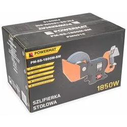 Szlifierka stołowa kamieniowa boczna 1850W Powermat PM-SS-1850M-SM