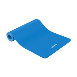 Mata gimnastyczna do ćwiczeń joga pilates fitness 183x61cm grubość 6 mm REBEL ACTIVE - kolor niebieski