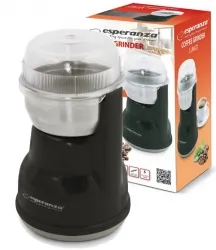 Elektryczny młynek do kawy Esperanza LUNGO 160W - czarny