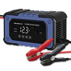 Inteligentna 3-stopniowa ładowarka do akumulatorów prostownik Qoltec z funkcją naprawy 12V 6A