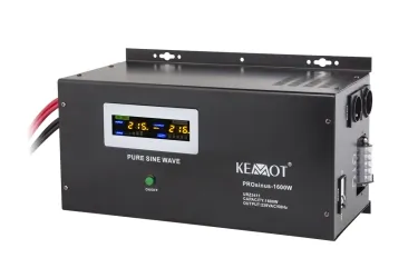 Awaryjne źródło zasilania KEMOT URZ3411 PROsinus-1600W przetwornica z czystym przebiegiem sinusoidalnym i funkcją ładowania 12V / 1600W
