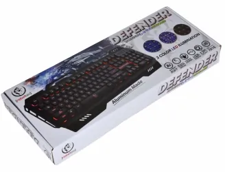 Aluminiowa klawiatura dla graczy Rebeltec DEFENDER LED color 