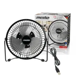 Wentylator biurkowy przenośny Mesko MS 7322 15cm 6'' USB