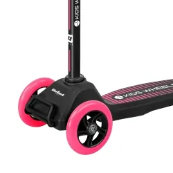 Hulajnoga trójkołowa dla dzieci Rebel KIDS WHEELS różowa
