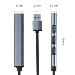 Hub adapter rozdzielacz USB 3.0 Qoltec na 4x USB 3.0