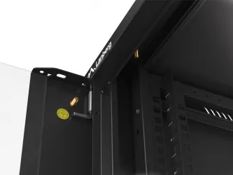 Szafa instalacyjna RACK wisząca 19'' 12U 570x600 drzwi szklane Lanberg  - czarna