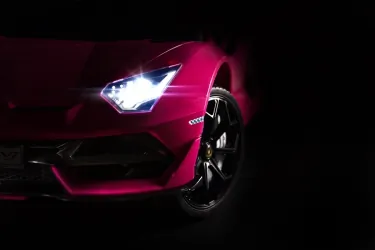 Samochód auto na akumulator Caretero Toyz Lamborghini Aventador SVJ akumulatorowiec + pilot zdalnego sterowania - różowy