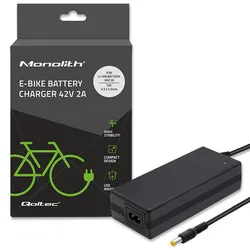 Ładowarka do baterii roweru elektrycznego Qoltec 36V/42V 2A 84W 5.5*2.5