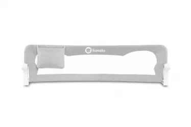 Barierka ochronna do łóżka Lionelo Hanna 42 cm wysokości - szara