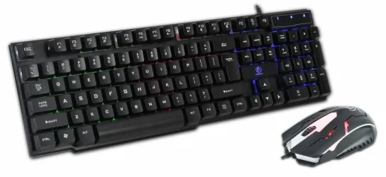 Zestaw gamingowy Rebeltec OPPRESSOR klawiatura podświetlana + mysz optyczna
