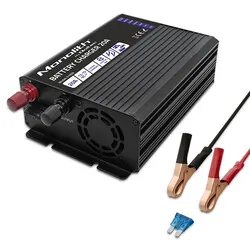 Inteligentna ładowarka do akumulatorów LiFePO4 AGM GEL SLA Qoltec Monolith 20A 12V