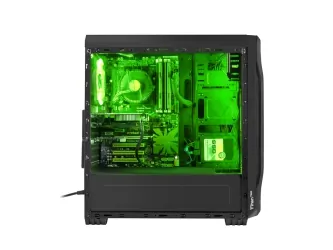OBUDOWA GENESIS TITAN 750 GREEN MIDI TOWER Z OKNEM, REG. OBR., USB 3.0, BEZ PSU