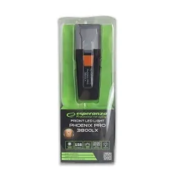 Akumulatorowa lampka rowerowa LED na przód Esperanza PHOENIX PRO 3800 lx