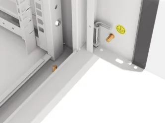 Szafa instalacyjna RACK V2 wisząca 19'' 4U 570x600 drzwi szklane Lanberg  - szara