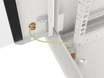 Szafa instalacyjna RACK V2 wisząca 19&#039;&#039; 6U 600x600 drzwi szklane Lanberg  - szara
