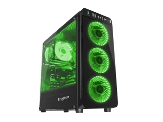 Obudowa  GENESIS IRID 300 GREEN MIDI TOWER Z OKNEM, REG. OBR., USB 3.0, BEZ PSU