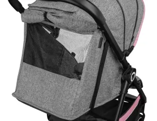 Wózek spacerowy LIONELO NATT  do 22 kg + moskitiera - różowy