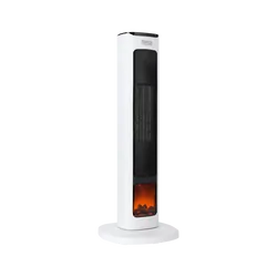 Termowentylator kolumnowy grzejnik PTC Teesa z imitacją kominka 1000W/2000W