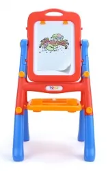 Magnetyczna tablica edukacyjna Caretyero Toyz Red dwustronna klasyczna i whiteboard
