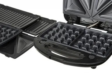 Toster gofrownica sandwich Camry 3w1 opiekacz grill 1000W nieprzywierający