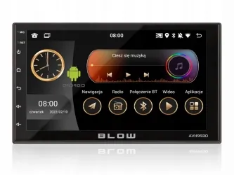 Radio samochodowe BLOW AVH-9930 2DIN 7&quot; GPS Android Bluetooth