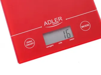 Elektroniczna waga kuchenna Adler AD 3138r czerwona