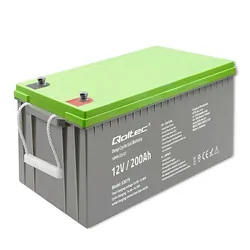 Akumulator żelowy Deep Cycle Qoltec 12V 200Ah