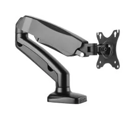 Uchwyt biurkowy gazowy do 1 monitora LED/LCD 13-27 cala + PIVOT