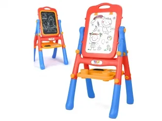 Magnetyczna tablica edukacyjna Caretyero Toyz Red dwustronna klasyczna i whiteboard