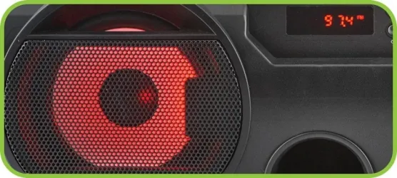 Głośnik bluetooth Rebeltec SoundBOX 440 LED FM USB SD AUX TWS z funkcją karaoke + pilot