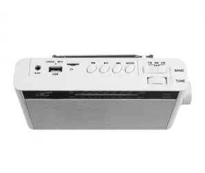 Przenośne radio LTC Sona z akumulatorem - białe