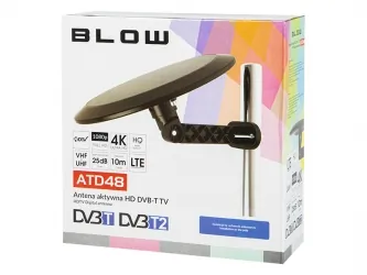 Antena panelowa DVB-T BLOW ATD48 aktywna zewnętrzna 