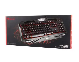 GENESIS RX39 klawiatura dla graczy z podświetleniem + duża mata na biurko Warrior XXL 89cm Kruger&amp;Matz