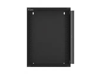 Szafa instalacyjna RACK wisząca 19'' 15U 570x600 drzwi szklane Lanberg - czarna