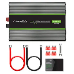 Przetwornica napięcia Qoltec Monolith 24V/230V 2000W/4000W USB Czysty Sinus