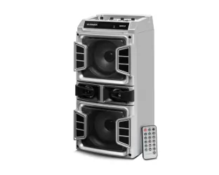 Głośnik Bluetooth OVERMAX IDOL 3.8 czarny  FM USB AUX SD 2x mikrofon bezprzewodowy