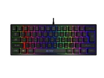 Klawiatura dla graczy FURY TIGER TKL podświetlana membranowa