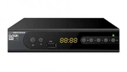 Tuner cyfrowy Esperanza EV106R DVB-T2 H.265/HEVC